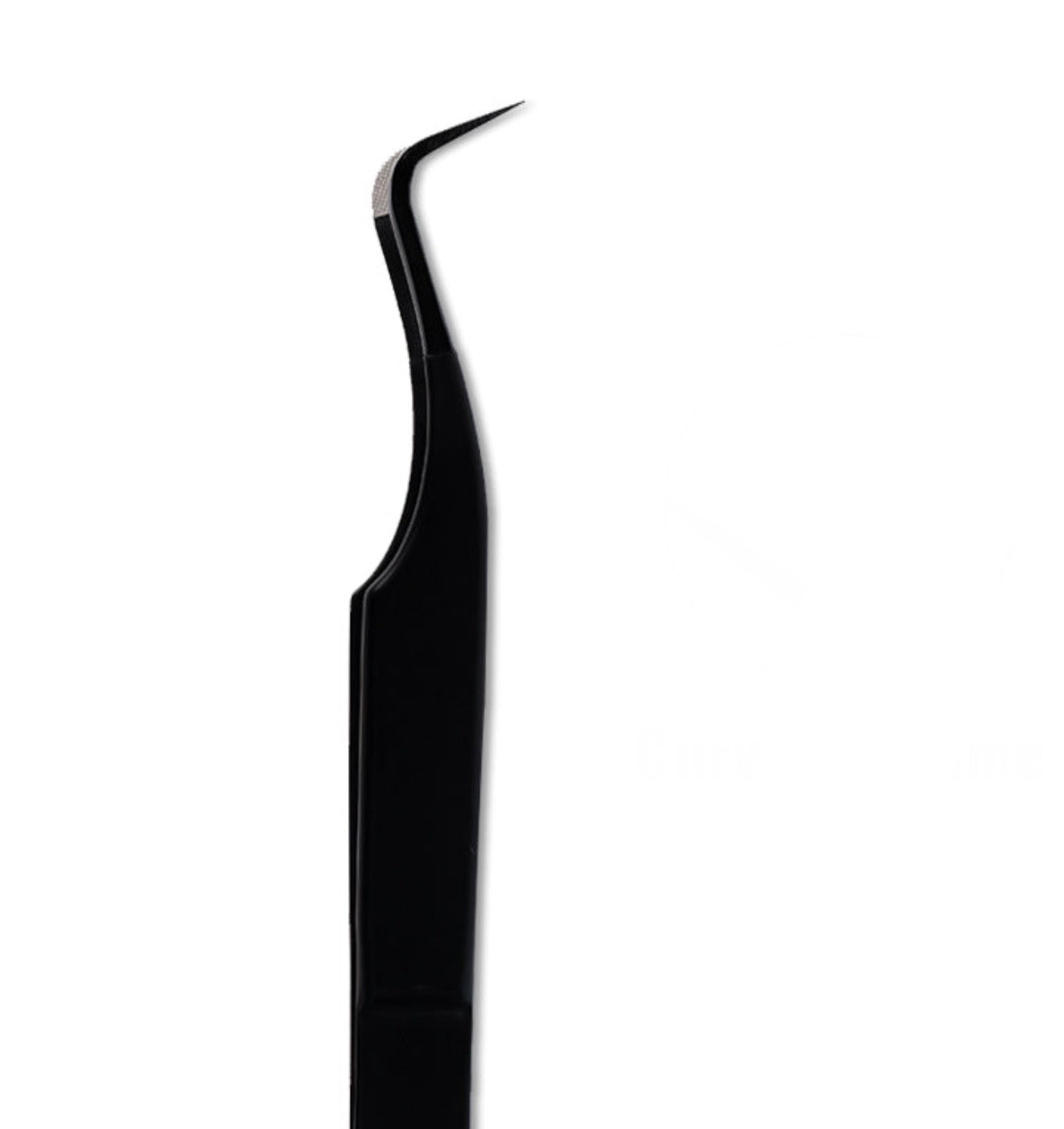Curved Volume Fiber Tip Tweezers